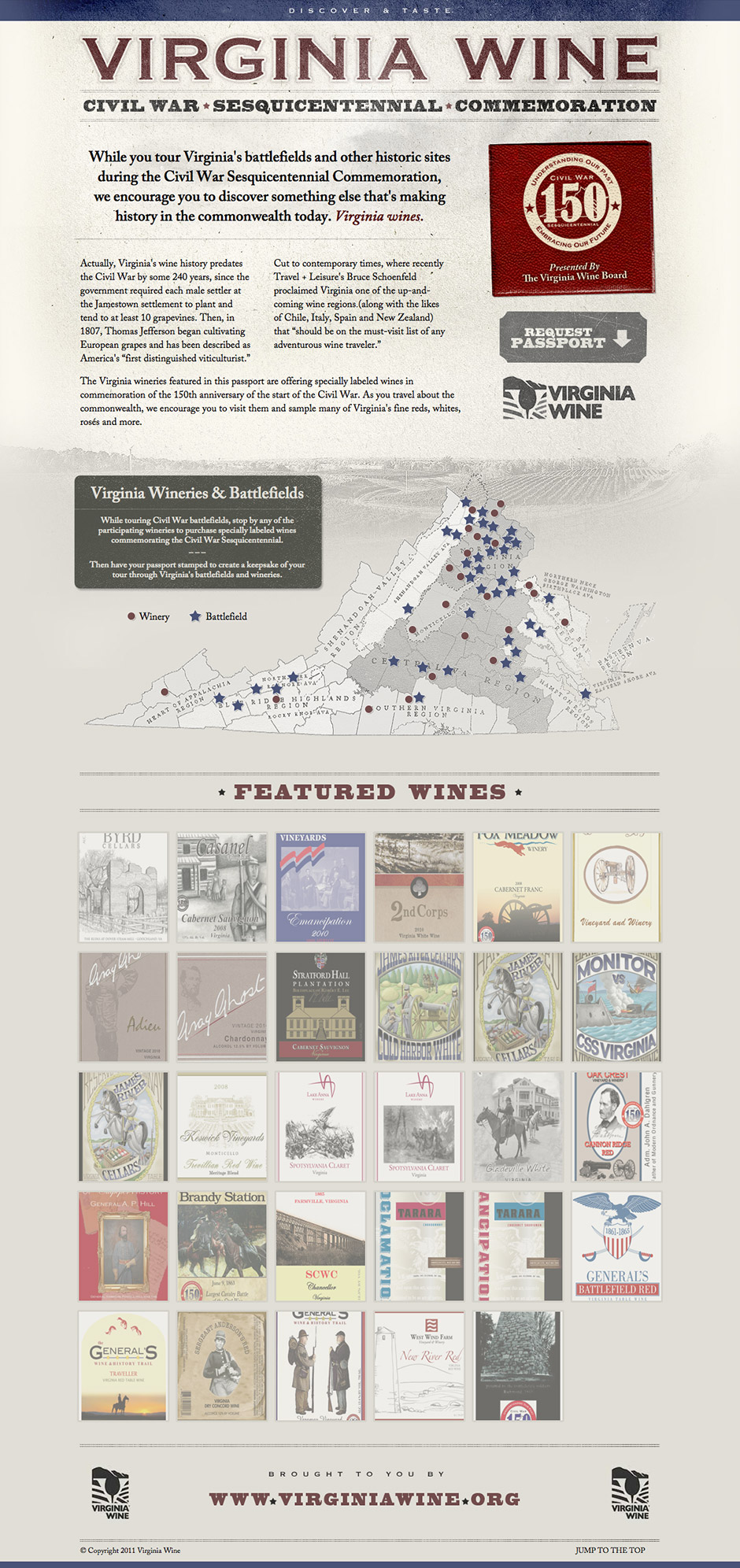 VA Wine Sesquicentennial