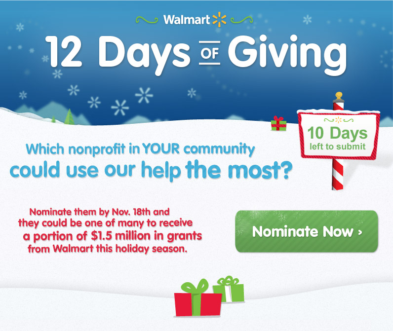 12 Days of Giving Pt. 1